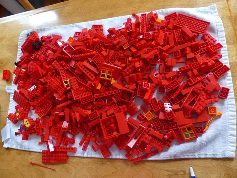 14 Lbs Bulk LEGO Bricks Lot Mixed Colors Clean Non-Smoking Home