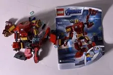 LEGO Marvel Avengers Iron Man Mech Set 76140 148 Pieces Ages 6+ Complete
