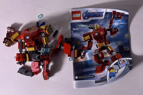 LEGO Marvel Avengers Iron Man Mech Set 76140 148 Pieces Ages 6+ Complete