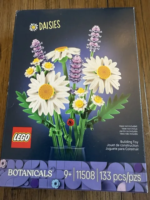 LEGO Botanicals Daisies 11508 Complete Set 133 Pieces 9+ Plastic