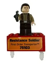 Lego Store Display Figure Star Wars Resistance Soldier Minifigure 