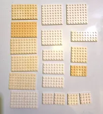 Lot of 19 White Lego Baseplates 4X  6X