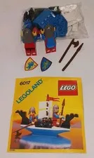 Complete Lego Set 6017 The King's Oarsmen w/ Instructions Vintage Castle