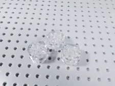 LEGO Lot of 3 Trans Clear 2x2 Round Bricks BA
