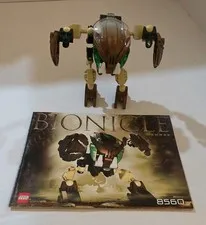 LEGO Bionicle Bohrok Pahrak #8560 with Manual no Krana Mask EXCELLENT! 