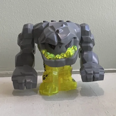 Lego Power Miners Geolix Crystal Rock Monster Figure Neon Green