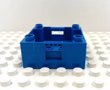 Lego Duplo Item Train Open Freight Car Box 4x4 blue