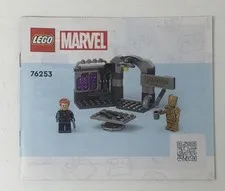 Lego 76253 Guardians Galaxy Headquarter Instruction Manual Book Only - No Bricks