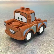 2009 Lego Duplo Disney Pixar Cars Mater Tow Truck Replacement Car No Tow Hook