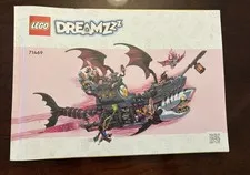 Lego DREAMZZzz Nightmare Shark Ship 71469 Manual Only (LEGO set not included)