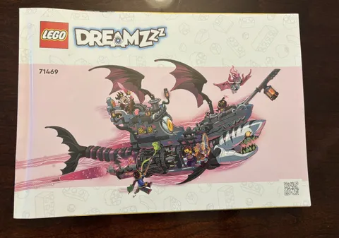 Lego DREAMZZzz Nightmare Shark Ship 71469 Manual Only (LEGO set not included)