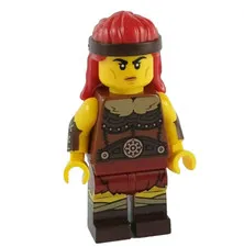 LEGO® COL434 Fierce Barbarian Dual Sided Head Series 25 Minifigure Only
