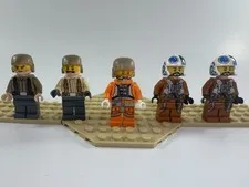 LEGO Star Wars Resistance Pilot & Ground Crew Lot X-Wing Pilot