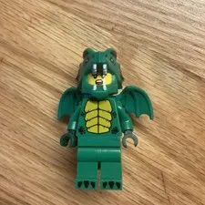 2022 Lego Minifigure Series 23 (71034) - Green Dragon Costume, Complete Green