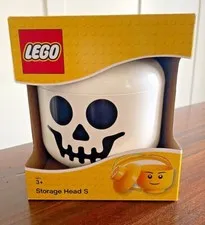 NIB Lego HALLOWEEN SKELETON Storage Container -  SMALL