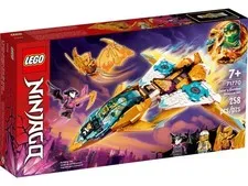 LEGO NINJAGO 71770 Zane's Golden Dragon Jet 258pcs Building Set
