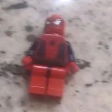 LEGO Spider-Man Minifigure - Red and Dark Blue Plastic Figure