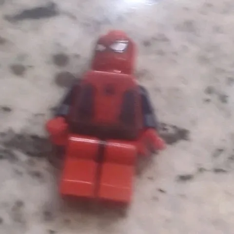 LEGO Spider-Man Minifigure - Red and Dark Blue Plastic Figure