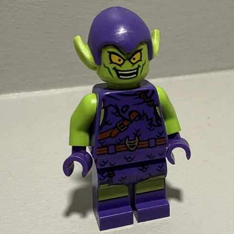 LEGO Marvel Green Goblin Minifigure, Minifig, Excellent Condition!! Sh0545