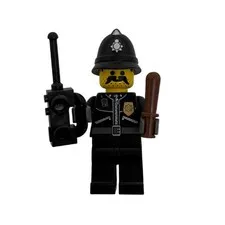 LEGO City British Police Officer Bobby Minifigure cty0474 with Radio & Truncheon