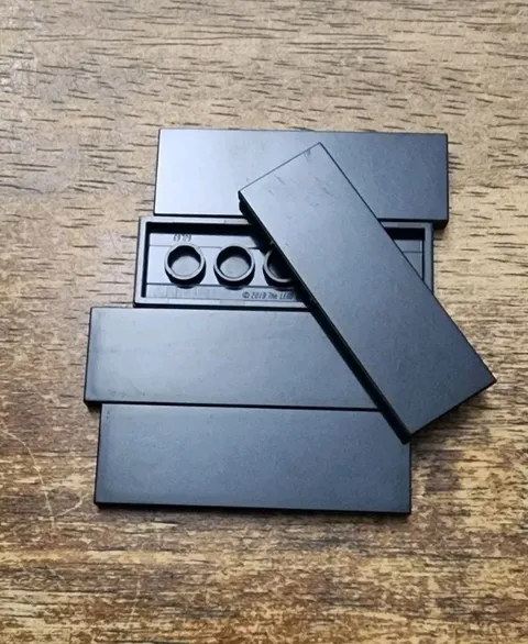 LEGO Black 2 X 6 Tile. QTY 5 Part No. 69729. Read