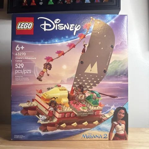 LEGO Disney Princess: Moana's Adventure Canoe (43270) Brand New Sealed.