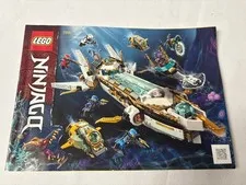 LEGO Ninjago Manual for Hydro Bounty Set 71756 instructions Only