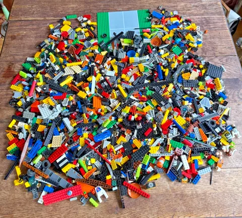 Over 8 Pounds Lego Bricks and Other Lego Parts Genuine Lego