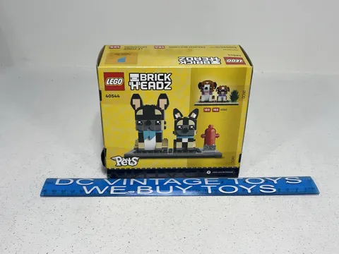 RETIRED LEGO Brickheadz Pets French Bulldogs (40544) SHIPS QUICK!