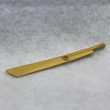 LEGO 98137 Pearl Gold Propeller 1 Blade 10L with Bar (Sword Blade) (x1)