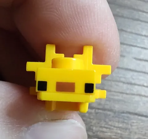 LEGO Parts - Bright Light Orange Minecraft Axolotl mineaxolotl01 QTY 1