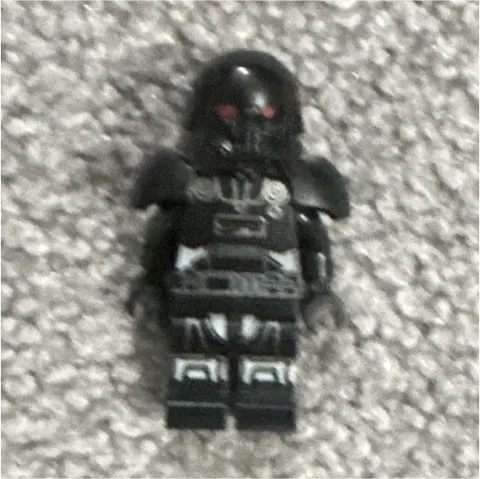 LEGO Minifigure Black Plastic Figure with Printed Torso & Legs
