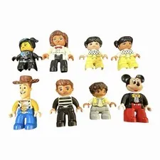 Lot of 8 Lego Duplo Disney Figures Mickey Mouse, Toy Story