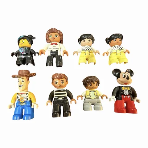 Lot of 8 Lego Duplo Disney Figures Mickey Mouse, Toy Story