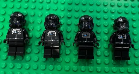 LEGO STAR WARS Imperial TIE Fighter / Defender Pilot X4 Minifigure 7958 sw0268