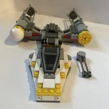 Vintage Lego Star Wars Y-Wing 7150 INCOMPLETE 1999 No box or instructions