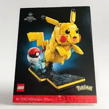 Lego Pokemon 72152 Pikachu And Poke Ball 2050pc Set New & Sealed