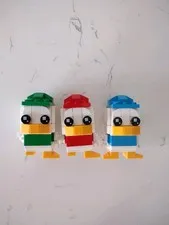LEGO BRICKHEADZ Huey, Dewey & Louie Duck Ducks 40477 Missing Feet