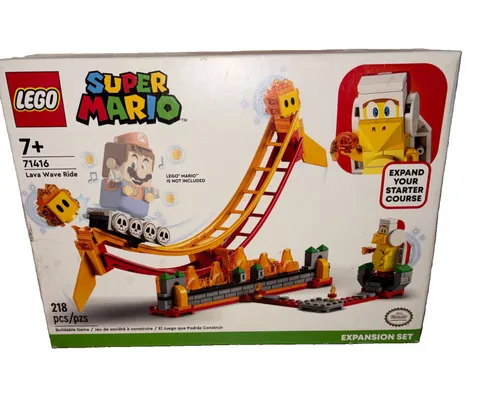 LEGO Super Mario: Lava Wave Ride Expansion Set 71416 Small Tear In Box See Pics