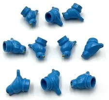 Lego 10 New Dark Azure Birds Small w/ Black Eyes Bright Light Orange Beaks Parts