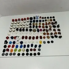 148 Piece Lot Lego Hat And Hair Minifigure Lot - Hats Helmets Hair Masks