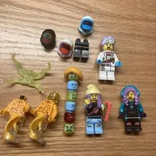 LEGO Hidden Side MiniFigure Big Lot Ghosts, Characters,Hunters, Heads, And Hoods