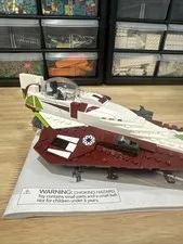 lego obi wan starfighter 75333 No Minifigures - Ship And Manual Only 