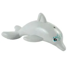 LEGO® Light Bluish Gray DOLPHIN Friends Elves Jumping Part Set 13392pb06