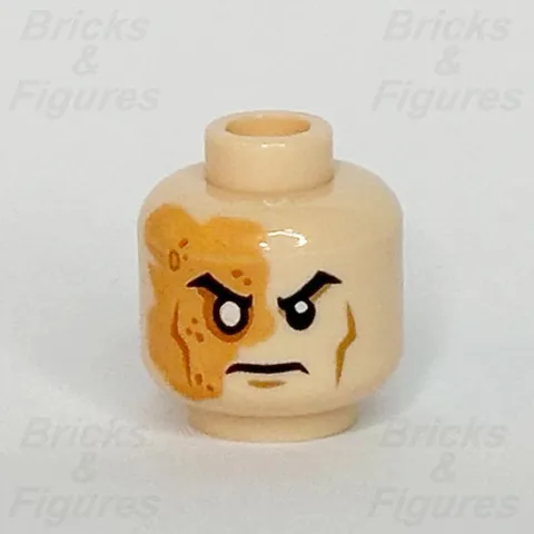 LEGO Shredder Minifigure Head Part Teenage Mutant Ninja Turtles Scarred Face