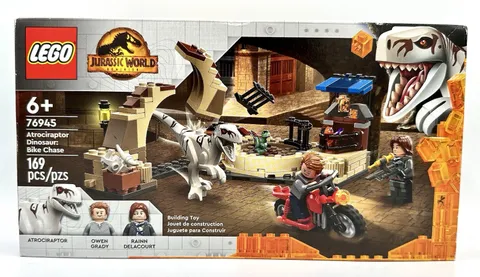 LEGO Jurassic World Dominion: Atrociraptor Dinosaur Bike Chase (76945) NIB