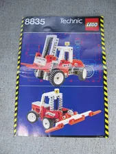 LEGO Instruction Manual Only for 8835 Forklift Technic Building Set 1989
