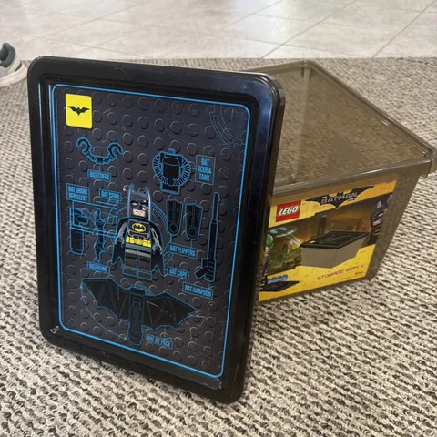 Rare 2017 LEGO Batman Special Edition 4094 Large Storage Box Bin & Lid Set