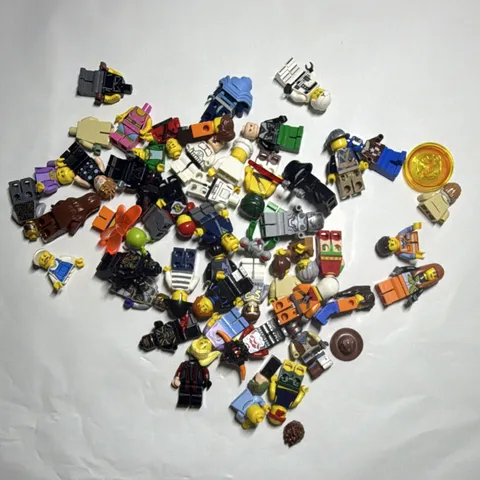 LEGO Random Minifigure Parts Lot - Mixed Complete and Incomplete w/ Accessories