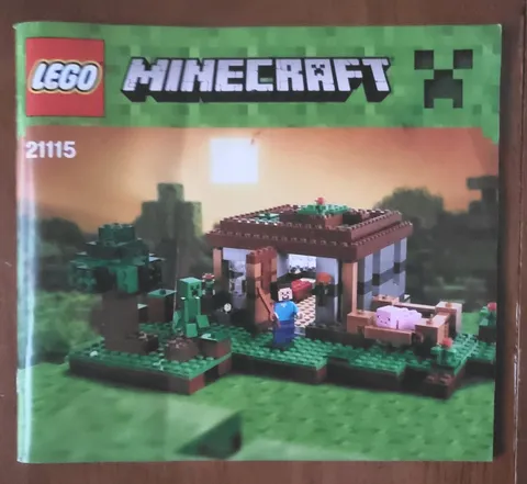 LEGO Minecraft 21115 The First Night Replacement Instruction Manual Only EUC